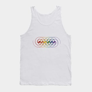 Rainbow Harmony (transparent) Tank Top